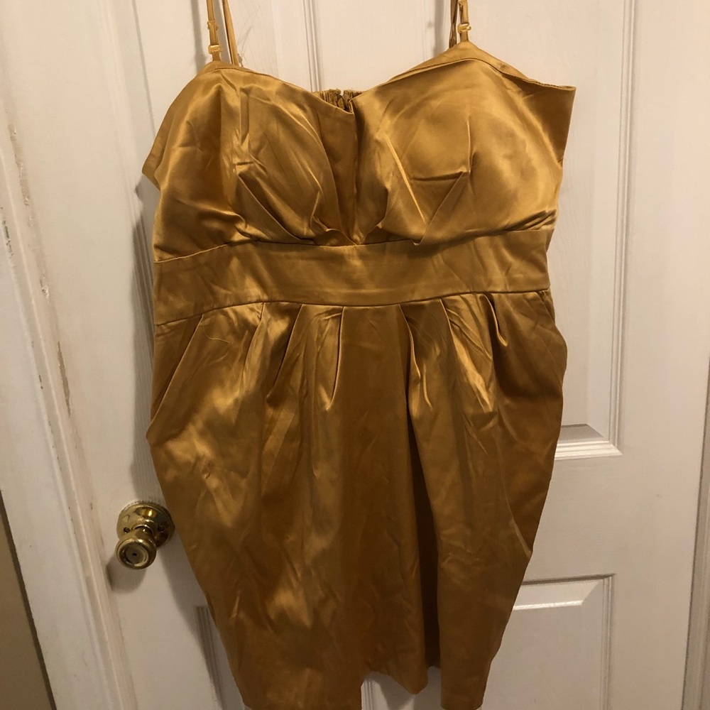 Gold dress